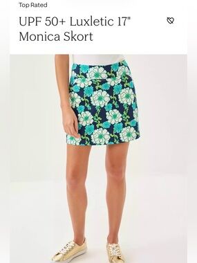 Lilly Pulitzer Luxletic Monica Floral Skort, size 2 *BNWT*